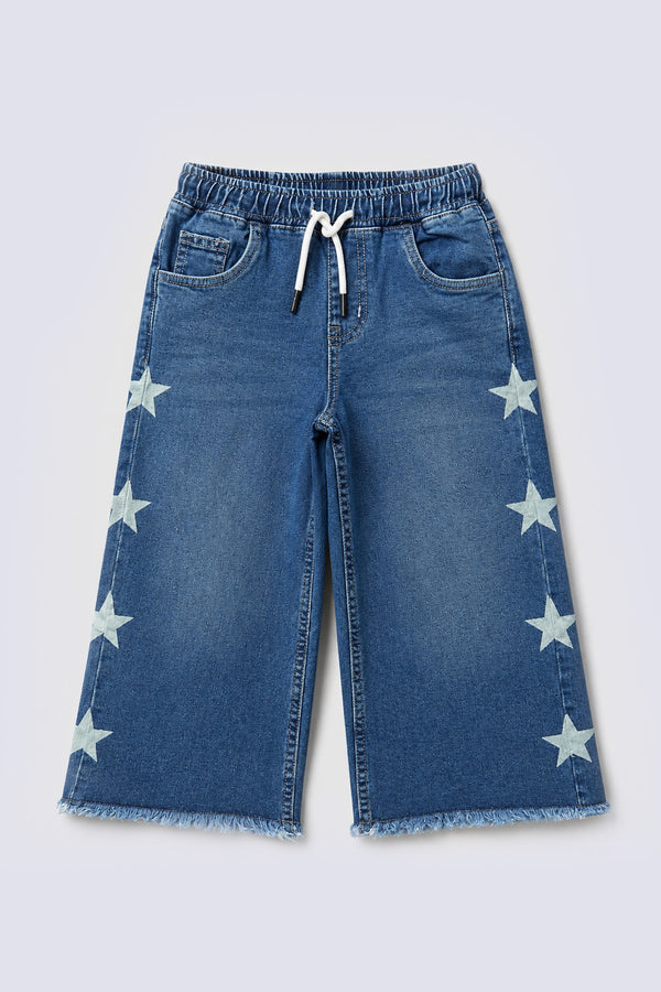 Girls' Star Side Denim