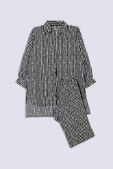 Black & White Printed Ladies Co-ord Set
