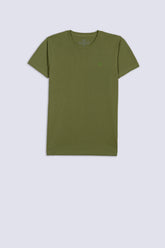 Light Olive Men's Plain T-Shirt