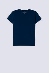 Blue Men's Plain T-Shirt