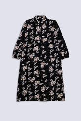 Black Floral Ladies Top