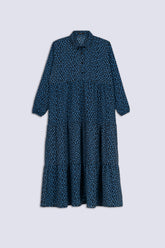 Black & Blue Floral Ladies Top