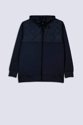 Navy Blue Polyester Men's Hood.