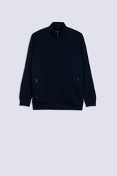 Fleece Navy Blue Men's Zipper