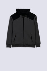 Dark Grey Men's Fleece Hood