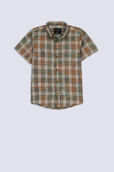 Leaves Print Boy's Casual Shirt