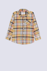 Boys' Modern Plaid Shirt