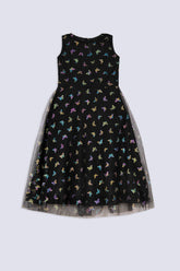 Iridescent Butterfly Tulle Party Dress