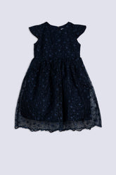 Moonlit Charm Embroidered Frock