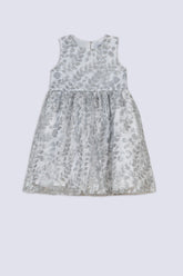 Crystal Glow Embroidered Frock