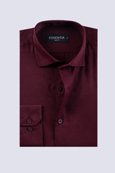 Oxblood Refined Men's Dress Shirt