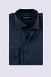Elegant Navy Dress Shirt