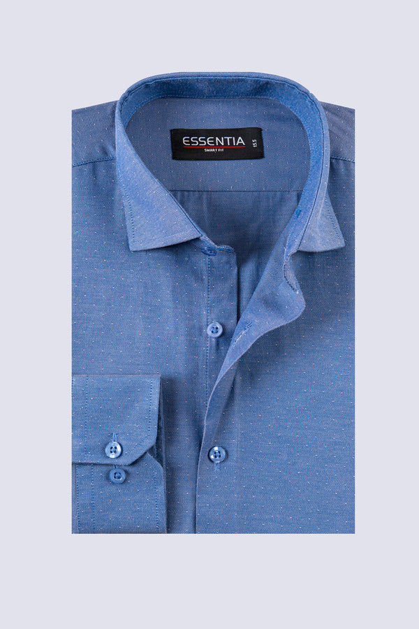 Classic Blue Dobby Wave Shirt
