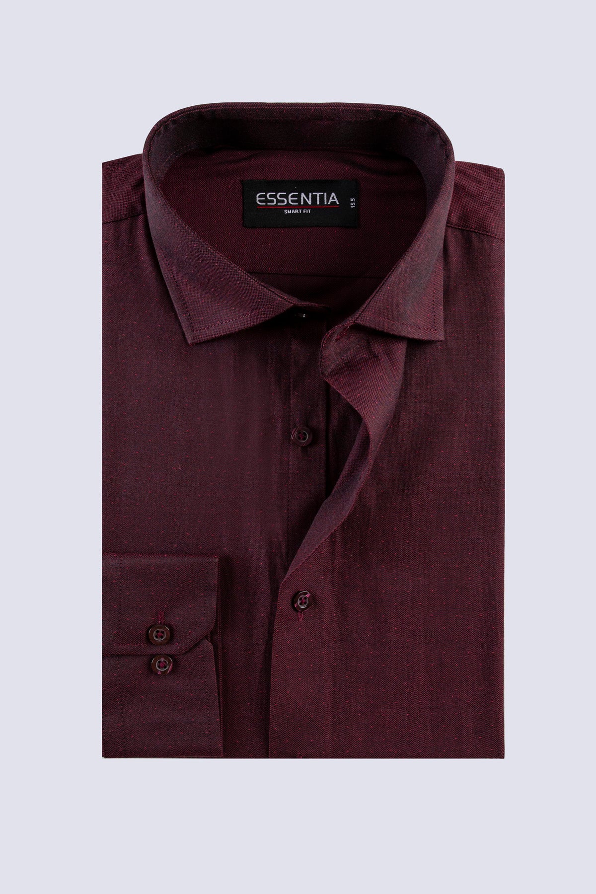 Classic Maroon Dobby Wave Shirt