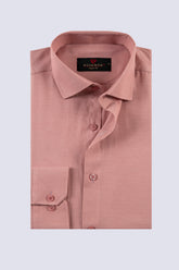 Classic Light Maroon Dobby Weave Shirt