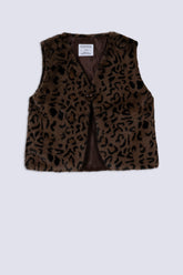 Wild Charm Faux Fur Vest