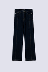 Dark Blue Ladies Denim Pant