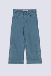 Floral Edge Girl's Denim