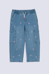 Daisy Embroidered Jeans