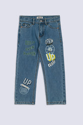Boys' Graphic Statement Jean