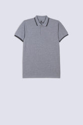 HTR Grey Men's Plain Polo Shirt