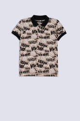 All Over Print Boy's Polo Shirt