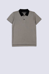 Black Dots Boy's Polo Shirt