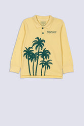Palm Paradise Boy's Polo Shirt