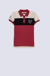 Colour Block Boy's Polo Shirt