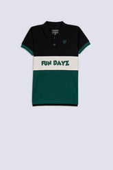 Boys' Fun Dayz Color Block Polo