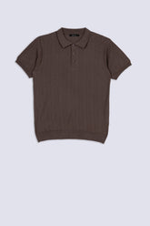 Vertical Rib Comfort Men's Polo