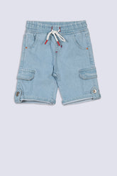 Boy's Cargo Denim Short