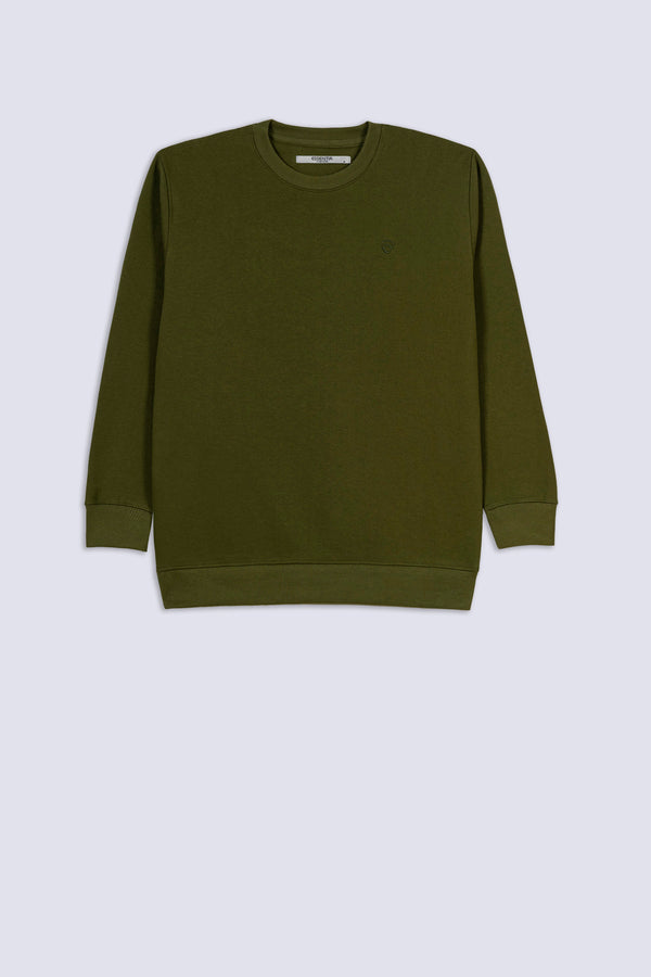 Olive Green Drift Men's Sweatshirt