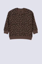Bat Swarm Printed Boys' Sweatshirt