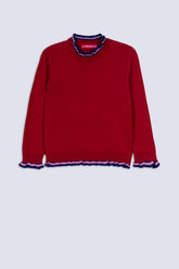Ruby Frill Elegance Girl's Sweater
