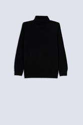 Black Luxe Knit Turtleneck