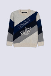 Playtime Stripe Knit Boy's Sweater