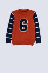 Varsity Six Boy's Knit Sweater