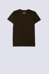 Olive Men's Plain T-Shirt