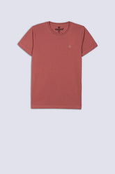 Pink Men's Plain T-Shirt