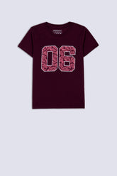 Dark Maroon 06 Boy's T-Shirt