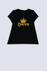 Black Queen Girl's T-Shirt