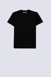 Black Textured Men's T-Shirt