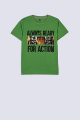 Always Ready For Action Boy's T-Shirt