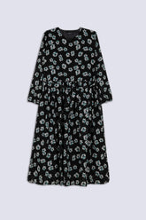 Black Floral Ladies Top