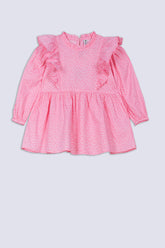 Pink Floral Girl's Top