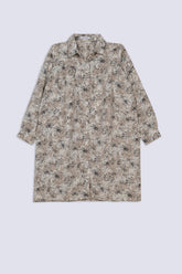 Beige Ladies Button Up Top