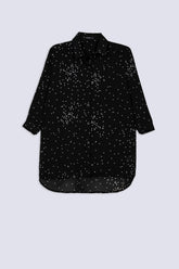 Black Polka Dots Ladies Top