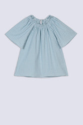 Girl's Raglan Checkered Top