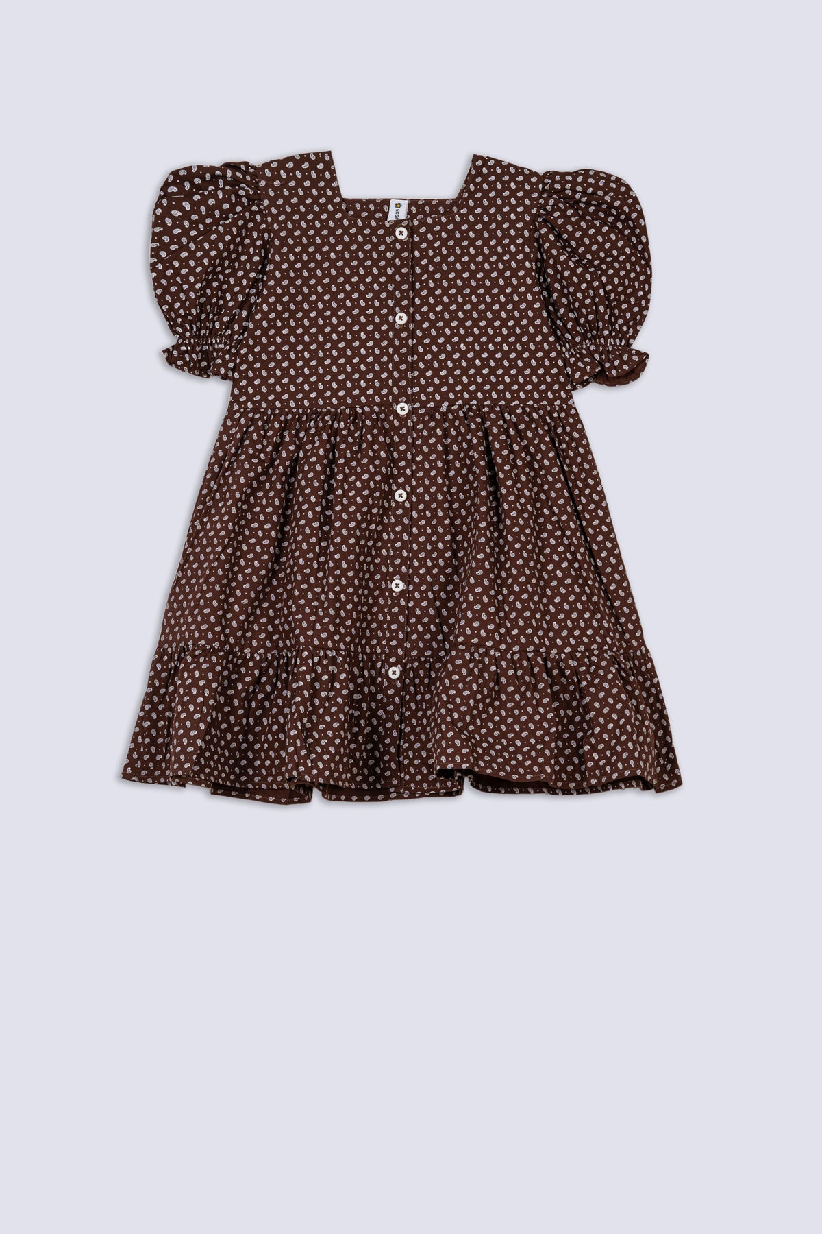 Brown Girl's Printed Top